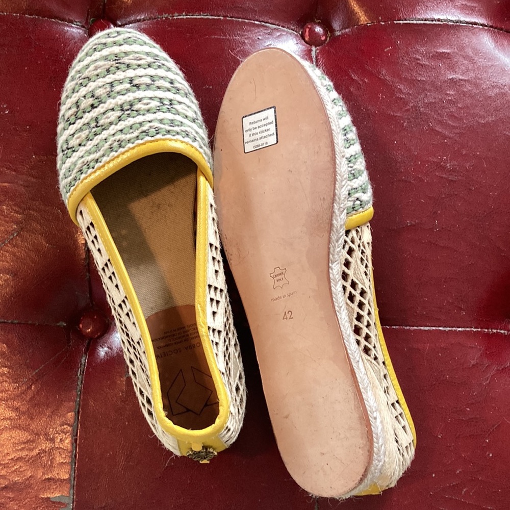 Cobra Society Wool/Leather Espadrilles - Picture 3 of 7